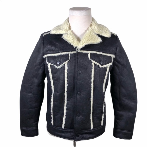 ASOS Other - Asos Sherpa Lined and Trimmed Black Jacket